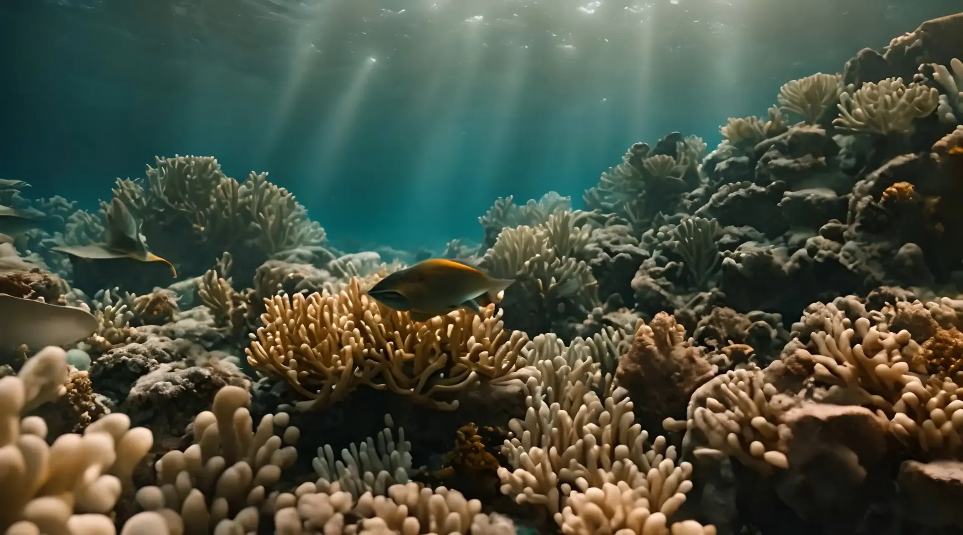 Coral Gardens and Marine Dance Backdrop Video